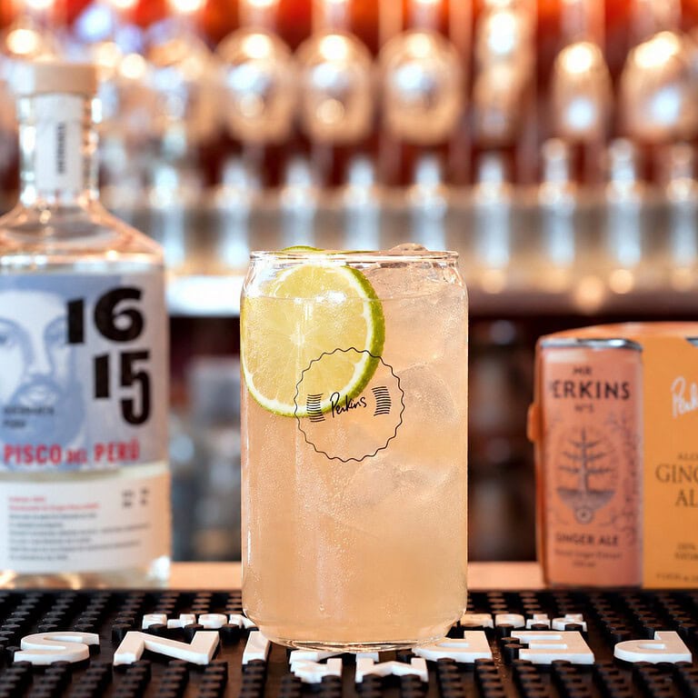 Chilcano con Ginger Ale Mr Perkins