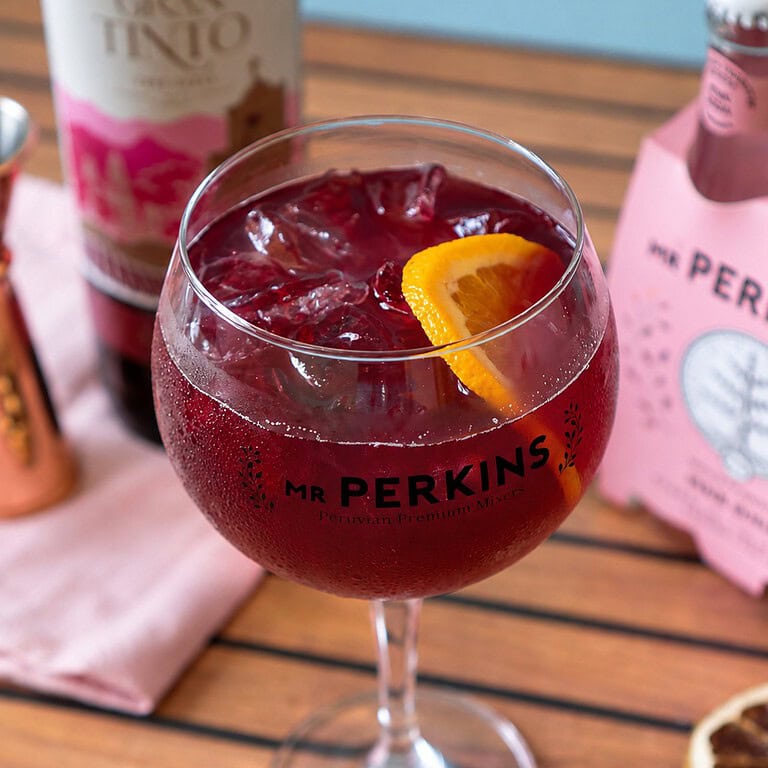 Tinto de Verano con Pink Soda Mr Perkins