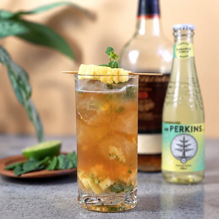 Mojito Tropical con Pineapple Punch Mr Perkins