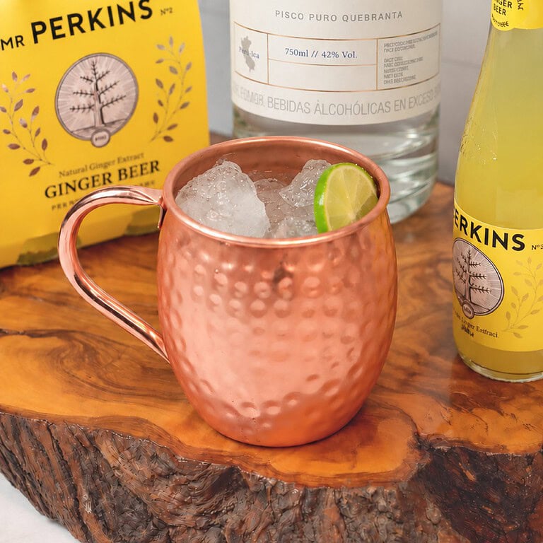 Pisco Mule con Ginger Beer Mr Perkins