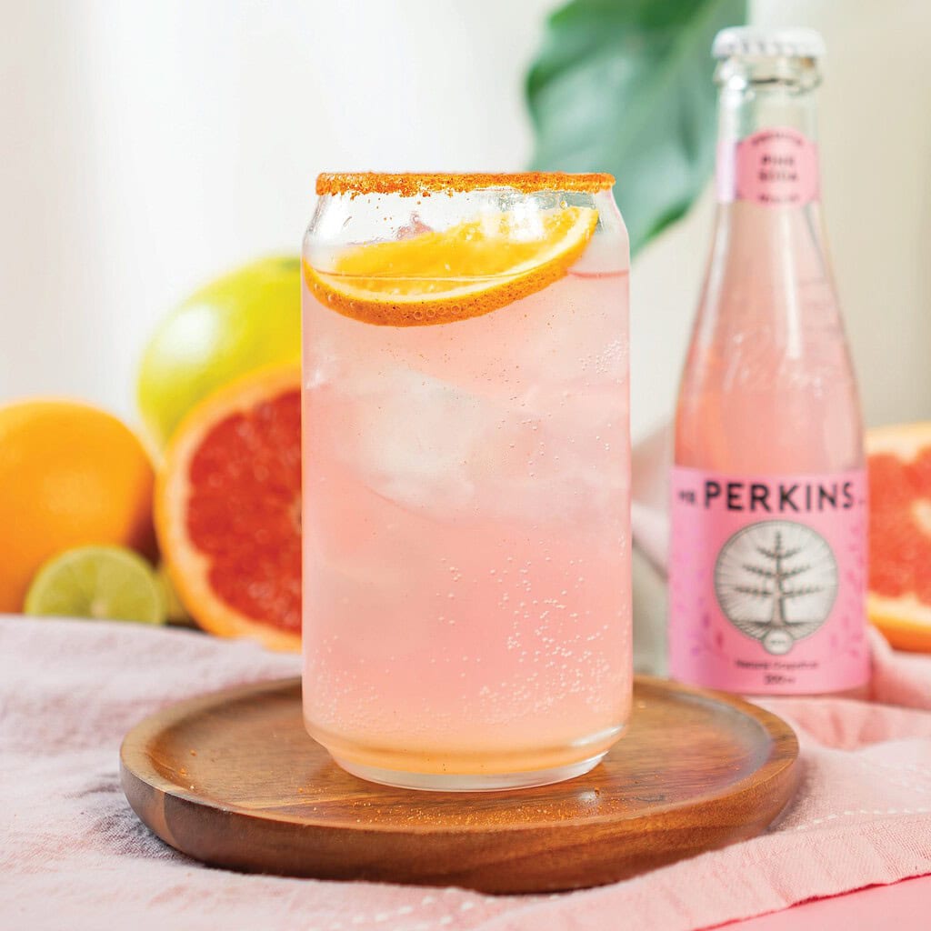 Paloma Sin Alcohol con Pink Soda Mr Perkins