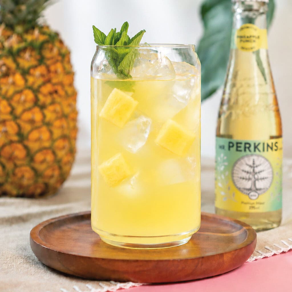 Mojito Tropical sin Alcohol con Pineapple Punch Mr Perkins