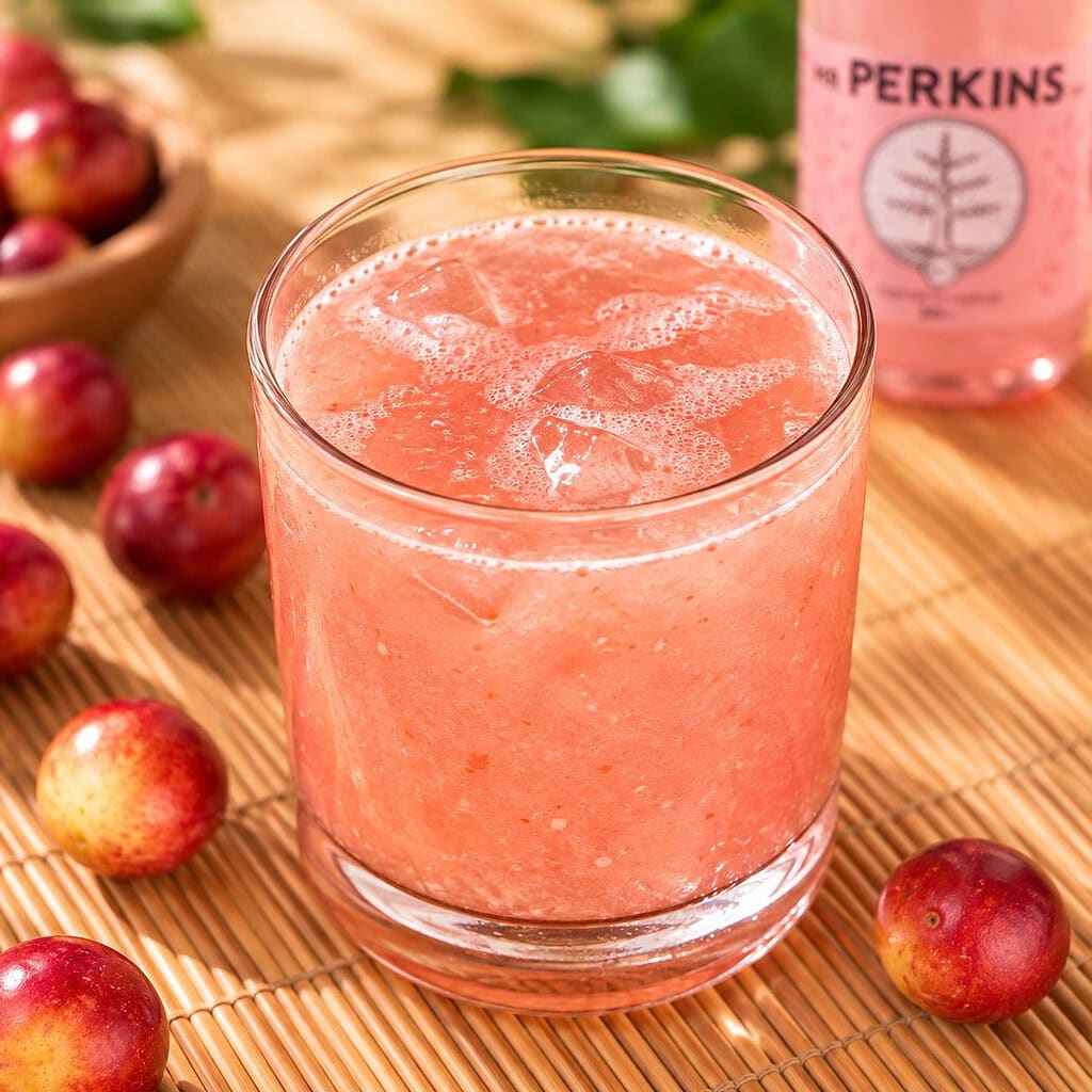 Camu Camu Rise con Pink Soda Mr Perkins