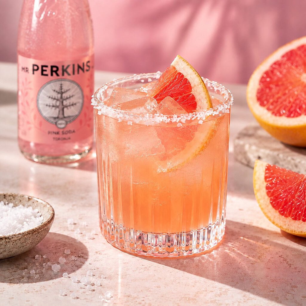 Salty Dog con Pink Soda Mr Perkins