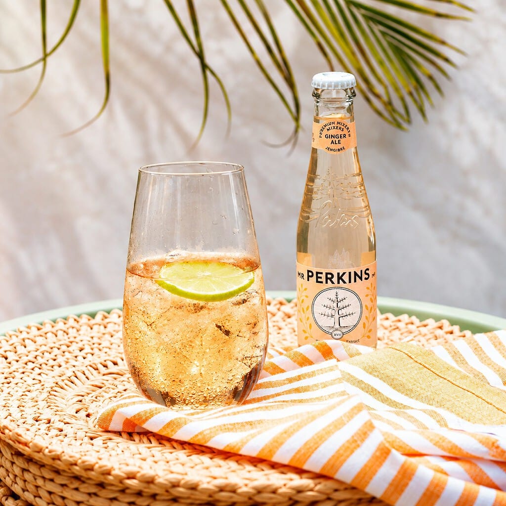 Chilcano Sin Alcohol con Ginger Ale Mr Perkins