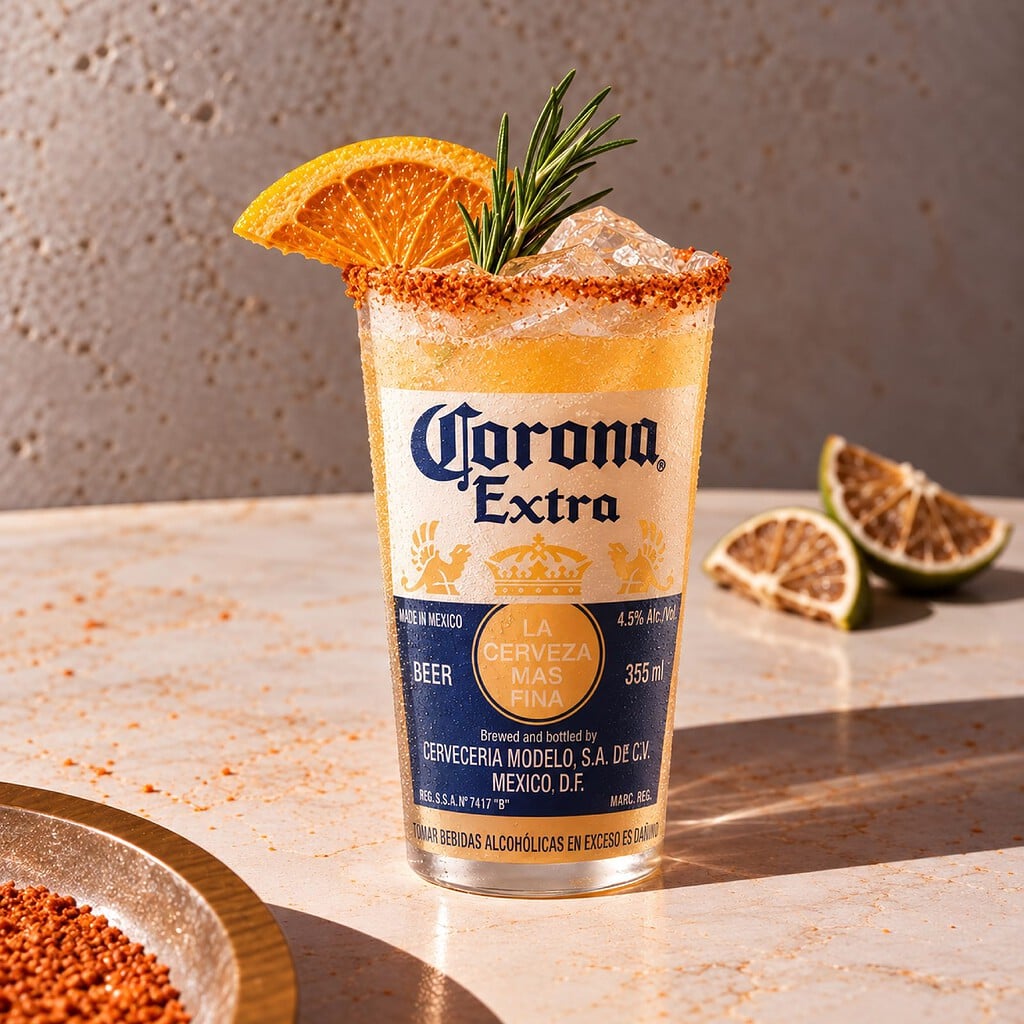 Corona Paloma con Pink Soda Mr Perkins